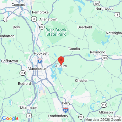 Map to  office in Auburn, NH