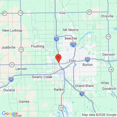 Map to  office in Flint, MI