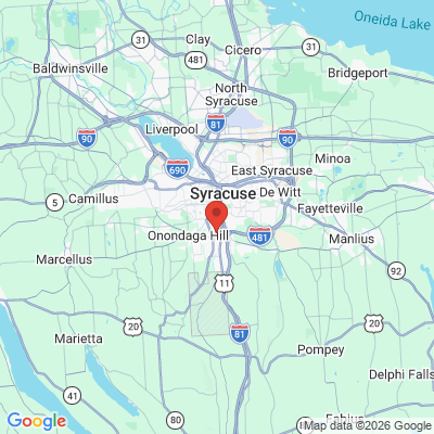 Map to  office in Syracuse, NY