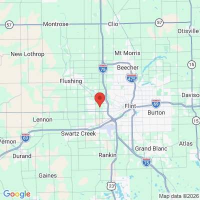 Map to  office in Flint, MI
