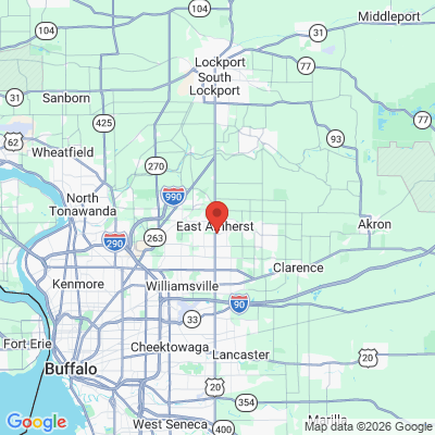 Map to  office in East Amherst, NY