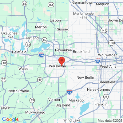 Map to  office in Waukesha, WI
