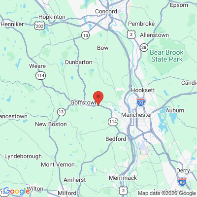 Map to  office in Goffstown, NH