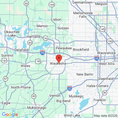Map to  office in Waukesha, WI
