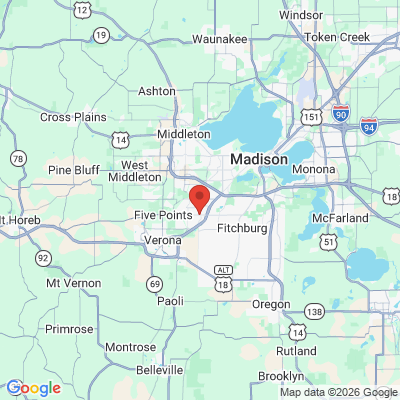 Map to  office in Fitchburg, WI