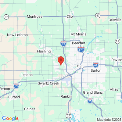 Map to  office in Flint, MI