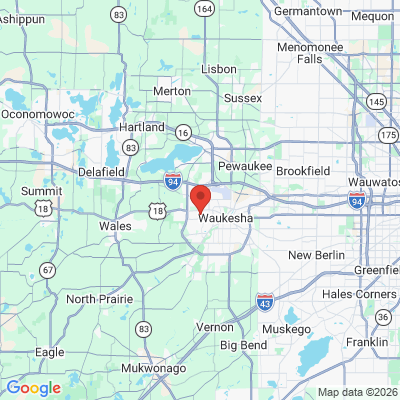 Map to  office in Waukesha, WI