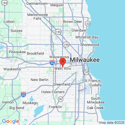 Map to  office in West Allis, WI