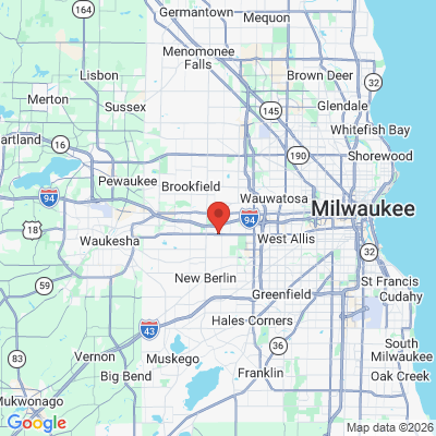 Map to  office in Brookfield, WI