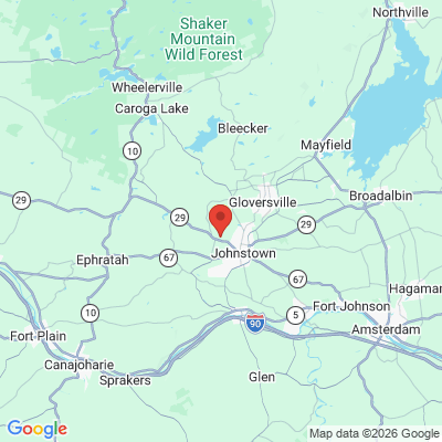 Map to  office in Johnstown, NY