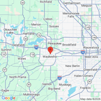 Map to  office in Waukesha, WI