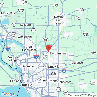Map to  office in Getzville, NY