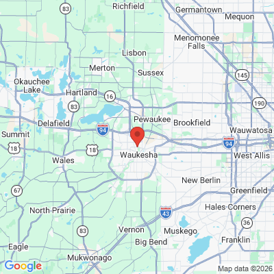 Map to  office in Waukesha, WI