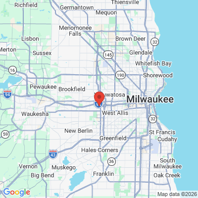 Map to  office in West Allis, WI