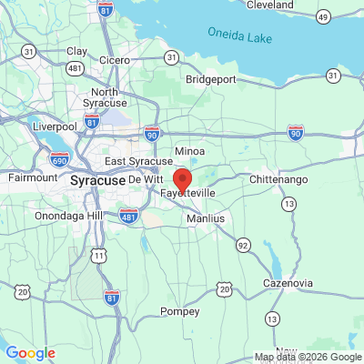 Map to  office in Fayetteville, NY