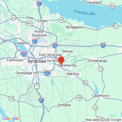 Map to  office in Fayetteville, NY