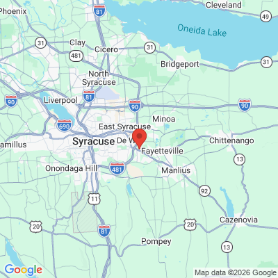 Map to  office in Fayetteville, NY