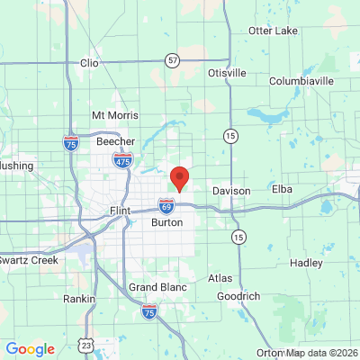 Map to  office in Burton, MI