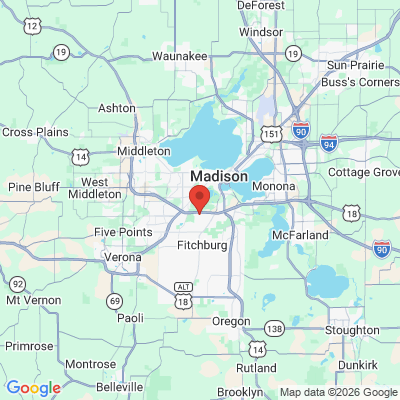 Map to  office in Madison, WI