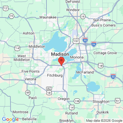 Map to  office in Fitchburg, WI