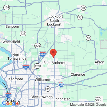 Map to Anthony J Ippolito PLLC office in East Amherst, NY