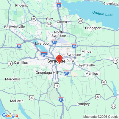 Map to  office in Syracuse, NY