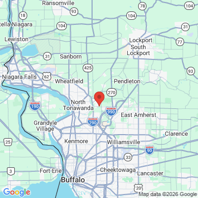 Map to  office in Amherst, NY
