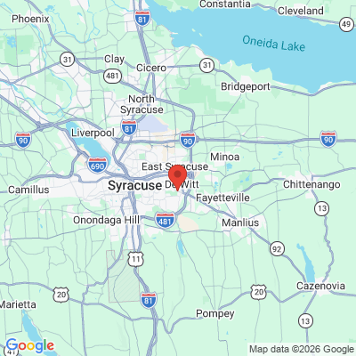 Map to  office in Syracuse, NY