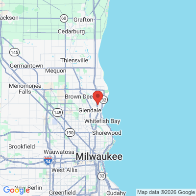 Map to  office in Glendale, WI