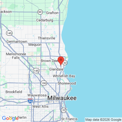 Map to  office in Glendale, WI