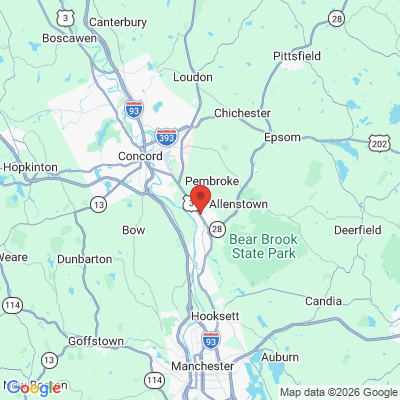 Map to  office in Pembroke, NH