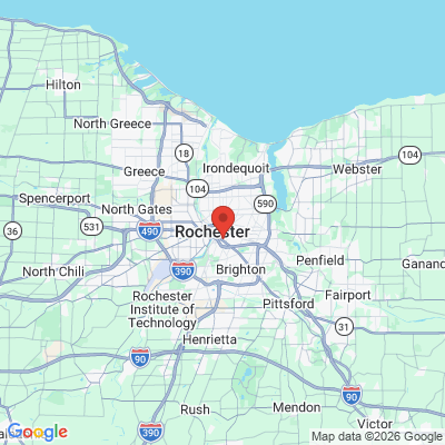 Map to  office in Rochester, NY