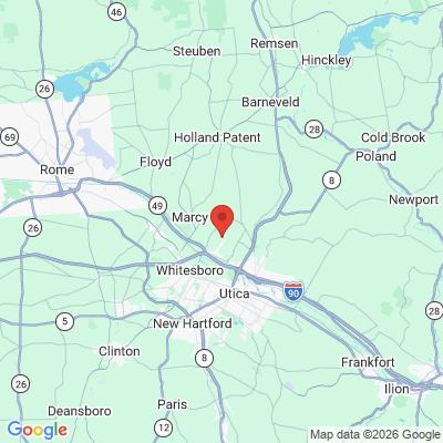 Map to  office in Marcy, NY