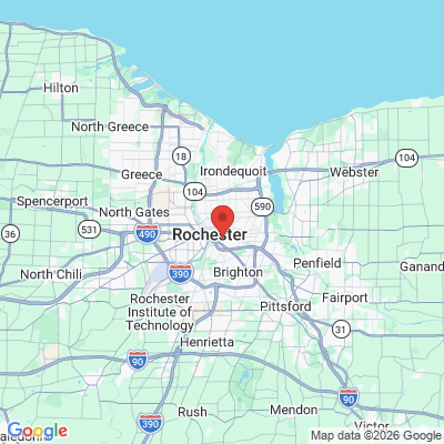 Map to  office in Rochester, NY