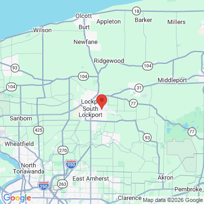 Map to  office in Lockport, NY