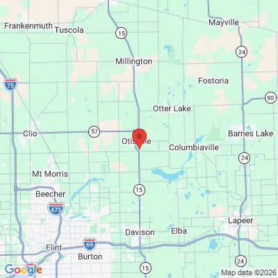 Map to  office in Otisville, MI