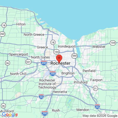 Map to  office in Rochester, NY