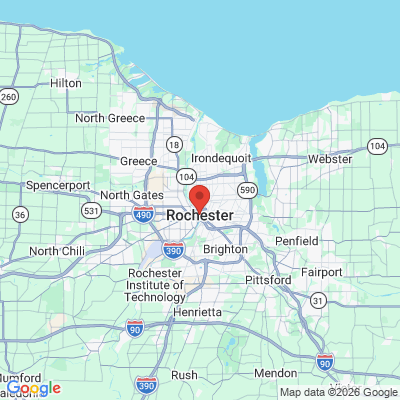 Map to  office in Rochester, NY