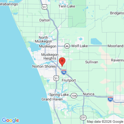 Map to  office in Muskegon, MI