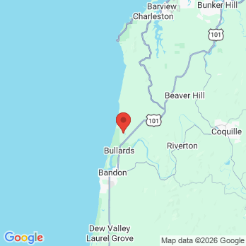 Map to Jet Dental- Brandon Dunes office in Bandon, OR