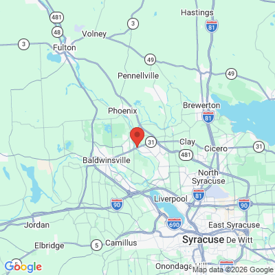 Map to  office in Baldwinsville, NY