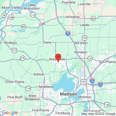 Map to  office in Waunakee, WI