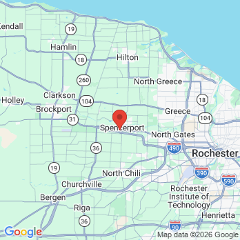 Map to rivoli dental office in Spencerport, NY