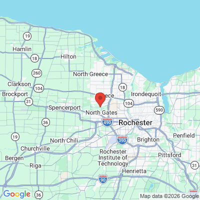Map to  office in Rochester, NY
