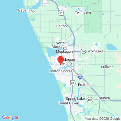 Map to  office in Norton Shores, MI