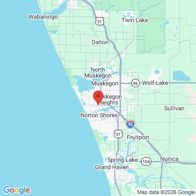 Map to  office in Norton Shores, MI