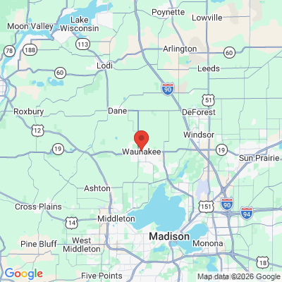 Map to  office in Waunakee, WI