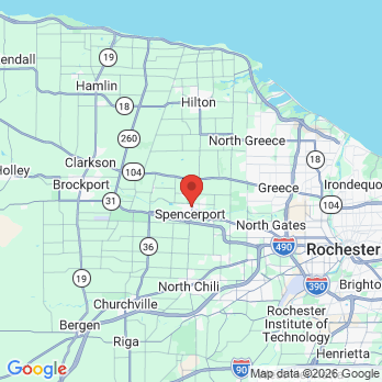 Map to rivoli dental office in Spencerport, NY