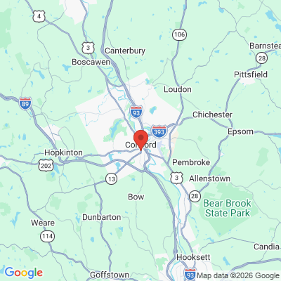 Map to  office in Concord, NH