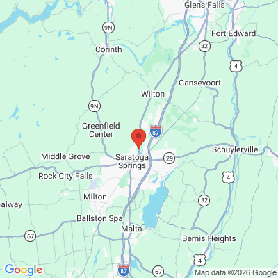 Map to  office in Saratoga Springs, NY